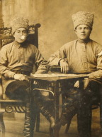 Heinrich Rieb on right